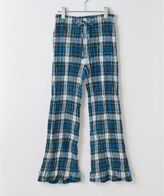 crêprie tsumori chisato creperie LONG PANTS -TARTAN CHECK  クレプリ タータンチェック ロングパンツ TARTAN GREEN