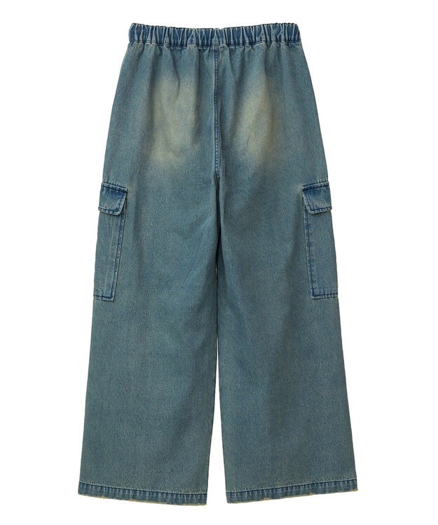 Green Parks ＥＧＯＩＳＴブリーチデニムカーゴパンツ Indigo