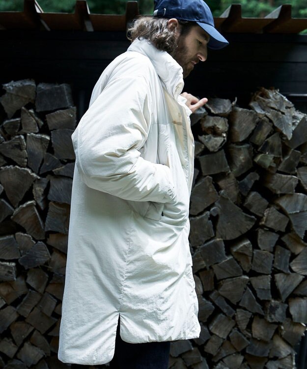 SHARE PARK MENS 【UNISEX】蓄熱中綿モンスターロングコート（L・XLサイズ） オフホワイト