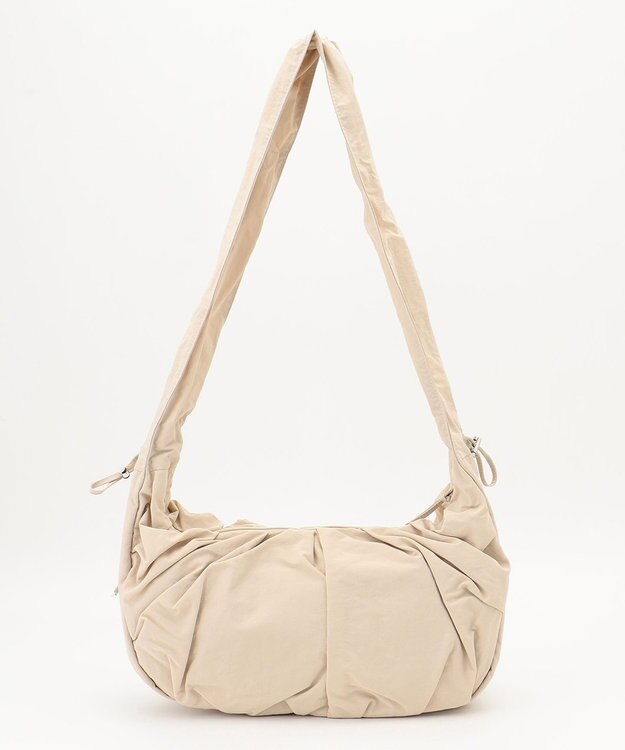 LA BAGAGERIE 【maison vert】 【軽量/多収納】ギャザーワンショルダー Large アイボリー