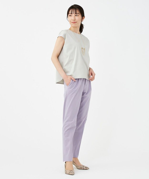 KASHIYAMA 【抗菌消臭】クレンゼ フレンチTeeシャツ アイスグレー