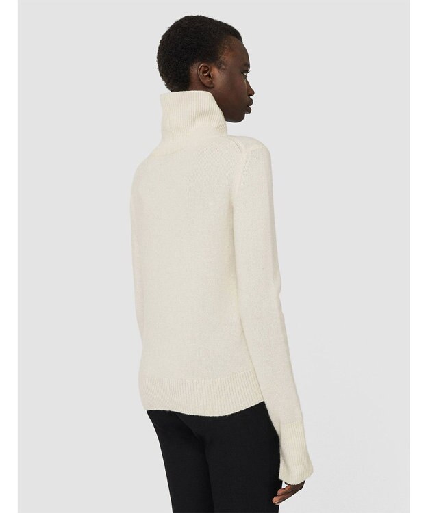 JOSEPH 【FOUNDATIONS】ライトピュアカシミヤ　ハイネックニット Ivory