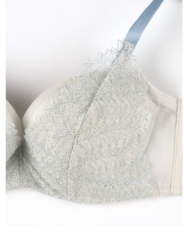 une nana cool 【脇高で背中スムージングブラジャー】さあわたし　レース アイボリー