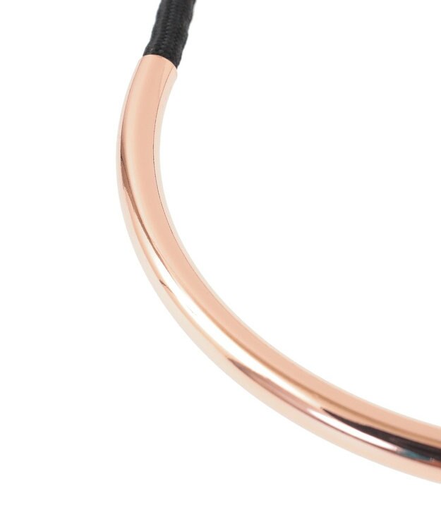 YECCA VECCA アーチラインコードネックレス Gold