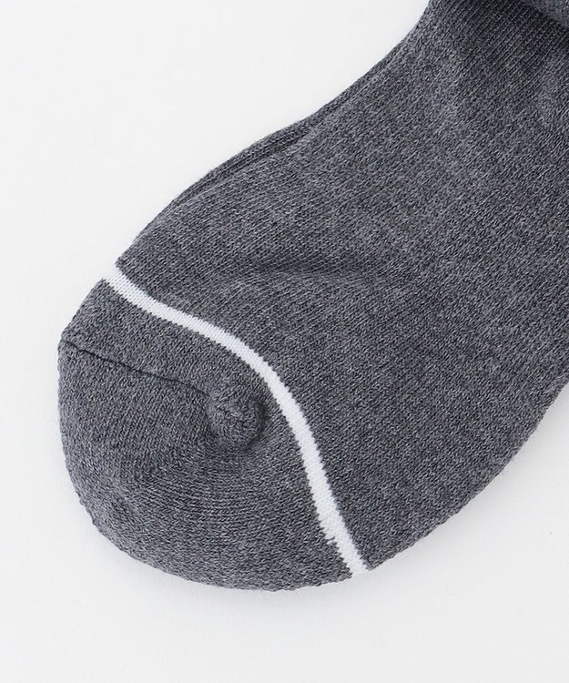 23区GOLF 【WOMEN】ロゴ ハイソックス グレー系