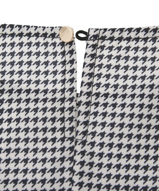 YECCA VECCA 2wayボリューム袖ブラウス Hounds Tooth