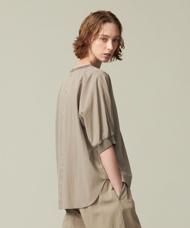 J.PRESS YORK STREET 【WOMEN】ドルマンスリーブ ブラウス ベージュ系