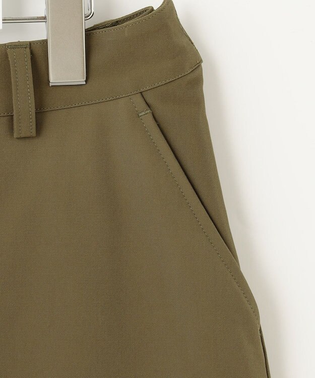 PW CIRCULUS 【WOMEN】【ストレッチ/撥水】インナー付き バックプリーツ スカート カーキ系