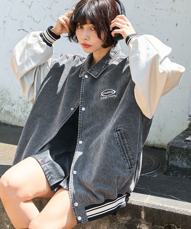 ユニセックス着用ITEM】デニムスタジャン / WEGO | ファッション通販