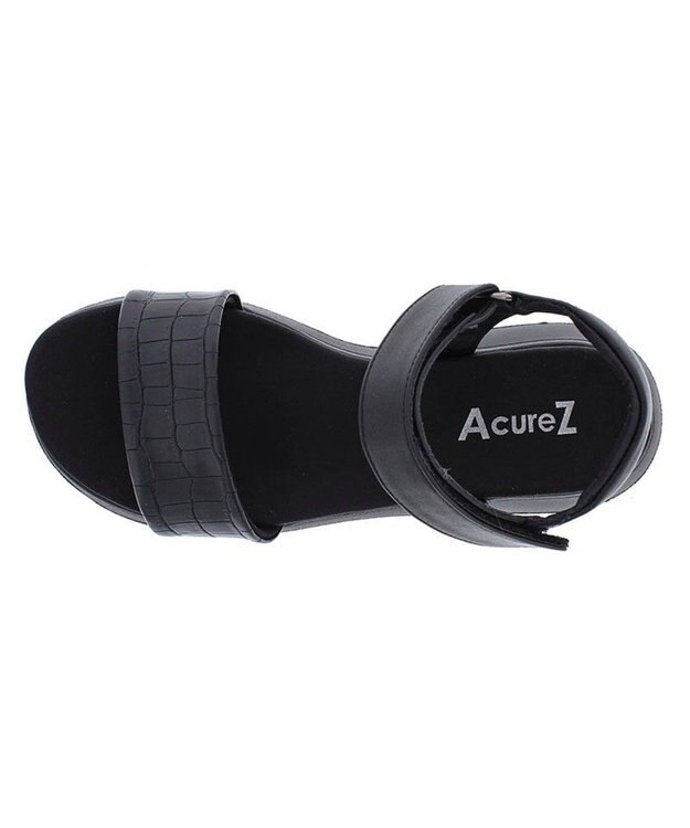 AcureZ オトナのスポサン ベルトデザイン「軽×ラクサンダル」 ブラック