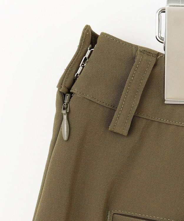 PW CIRCULUS 【WOMEN】【ストレッチ/撥水】インナー付き バックプリーツ スカート カーキ系