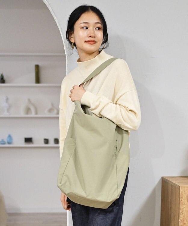 NIZYU KANO ポケッタブル 3wayリュック ライトカーキ