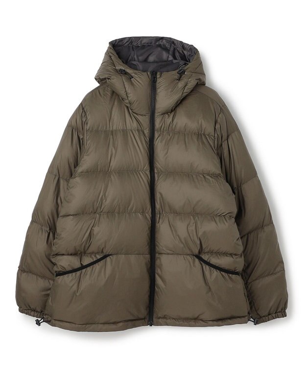 UNFILO MENS 【OCEANS YouTube 掲載】TAION×UNFILO リバーシブルフードダウン チャコール×オリーブ