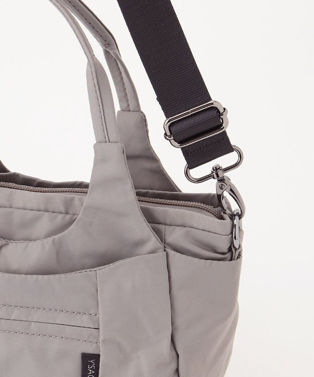 Y'SACCS 【Y’SACCS vous et】ラウンド2WAYミニトート グレー