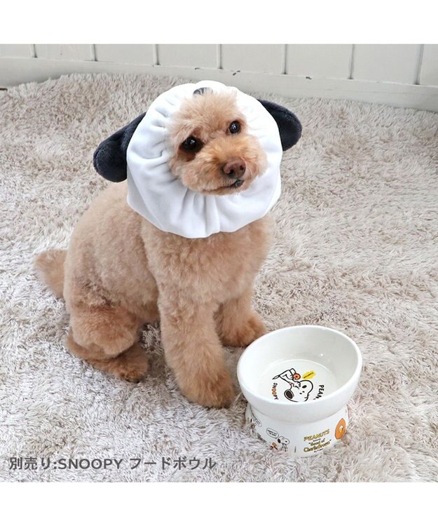 PET PARADISE  スヌーピー フェイススヌード【4S~３Ｓ】【SS~Ｓ】 白～オフホワイト