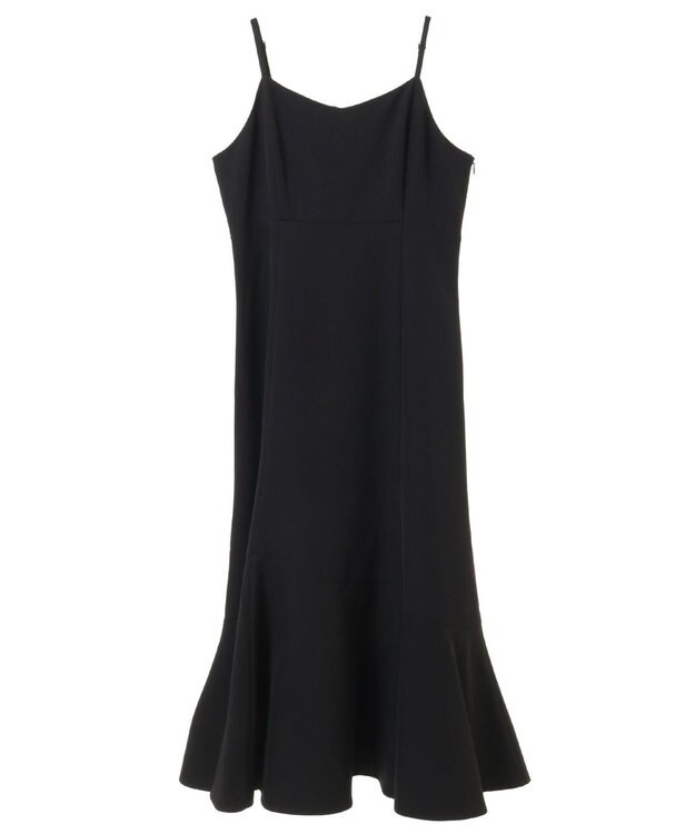 earth music&ecology ＳＥＴ２点チュールブラウス付きキャミワンピース Black