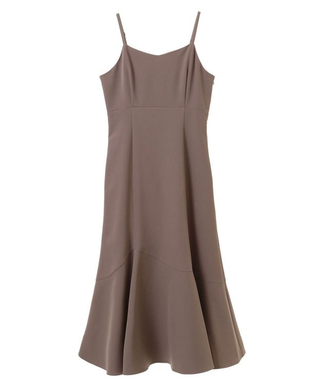 earth music&ecology ＳＥＴ２点チュールブラウス付きキャミワンピース Mocha