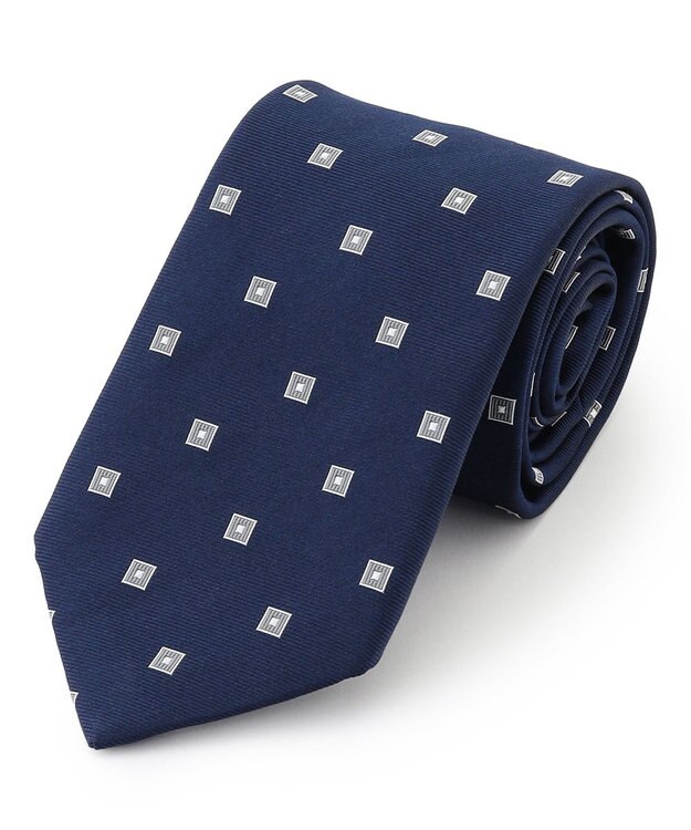 J.PRESS MEN 【フレッシャーズにもおすすめ】小紋柄 ネクタイ ネイビー系7