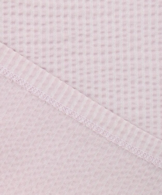 J.PRESS LADIES L 【WEB限定カラーあり・抗菌消臭・吸水速乾】サッカージャージー キーネック カットソー ふじ色系1