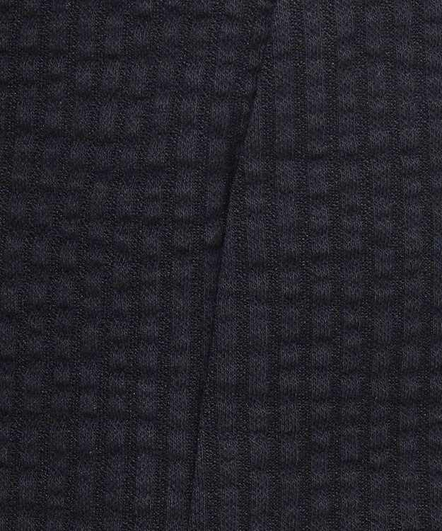 J.PRESS LADIES L 【WEB限定カラーあり・抗菌消臭・吸水速乾】サッカージャージー キーネック カットソー ネイビー系