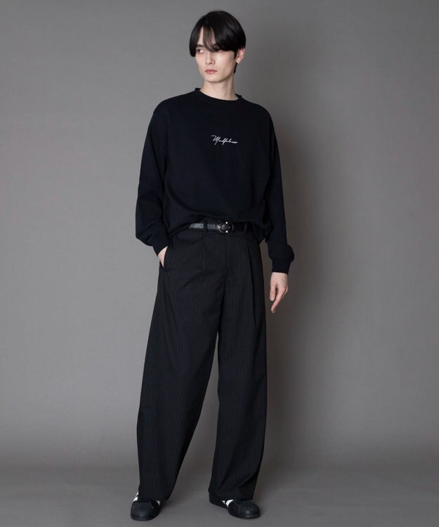 WEGO ワンポイントT（LS） ブラック