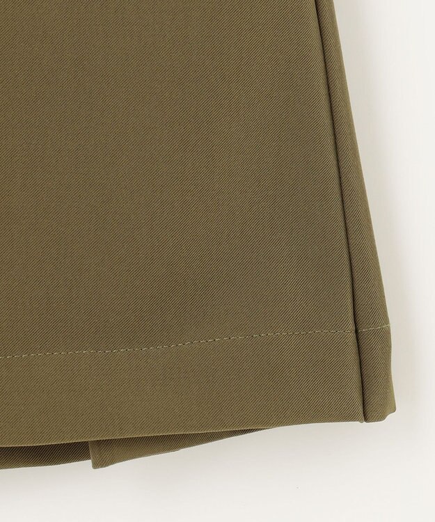 PW CIRCULUS 【WOMEN】【ストレッチ/撥水】インナー付き バックプリーツ スカート カーキ系