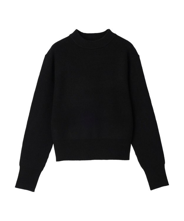 earth music&ecology アンチピリングハイネックプルオーバー Black