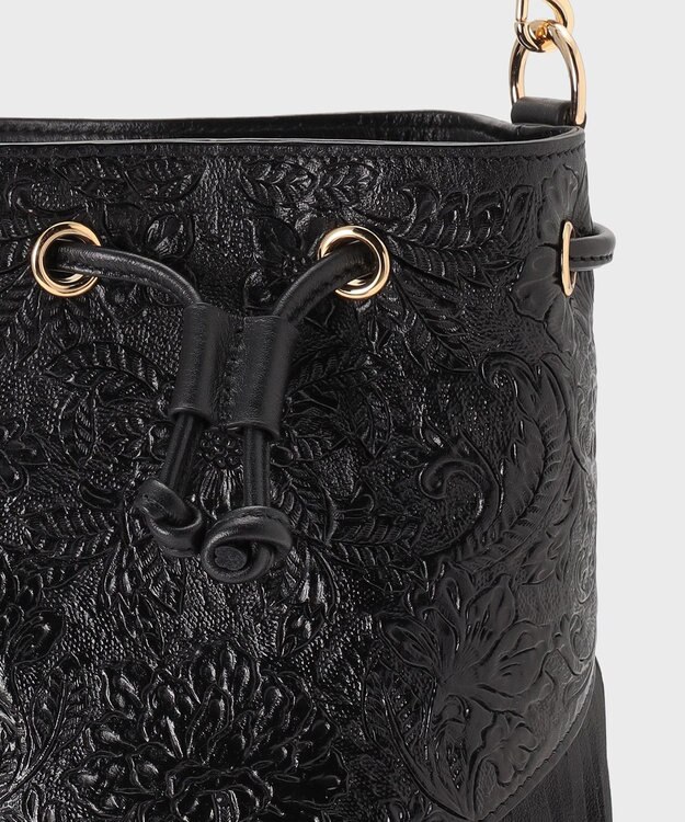 GRACE CONTINENTAL FringeBag ブラック