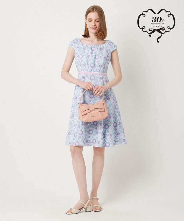 TOCCA 【Archive Collection】【消臭・洗える】GERANIUM ドレス ラベンダー系