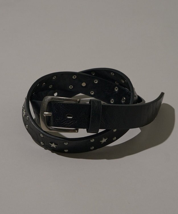 WEGO Mヴィンテージスタッズベルト ブラック