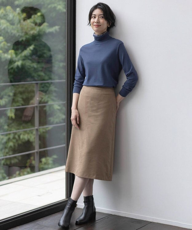 J.PRESS LADIES geometric スクエア スカーフ ネイビー系5