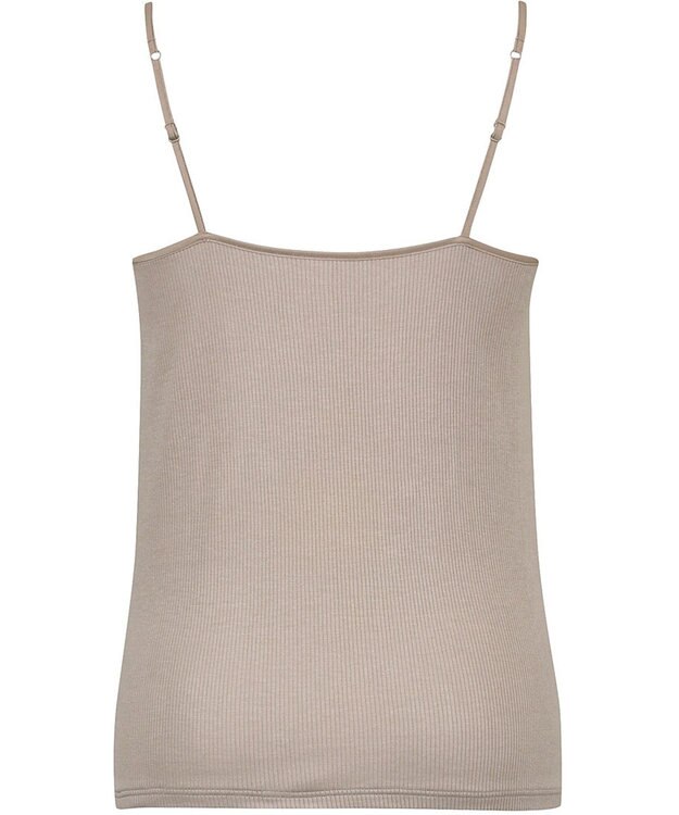 Wing キャミソール 【ブラがひびきにくいリブインナー】 ブラがちら見えしにくい 肌側綿100%(身生地部) 吸汗速乾性(身生地部) EL1010 ウイング／ワコール ブラウン