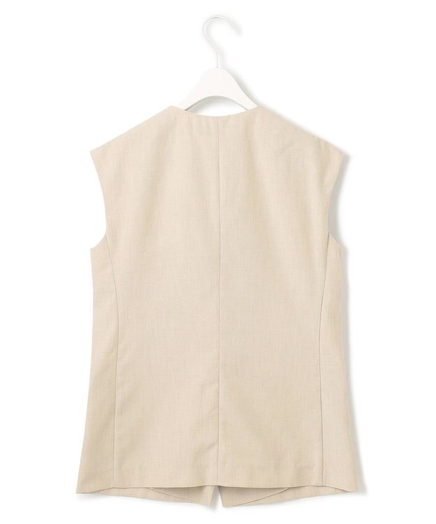 ICB 【接触冷感・速乾・洗える】T.R.Liプレーンウィーブ ジレ フラックス系