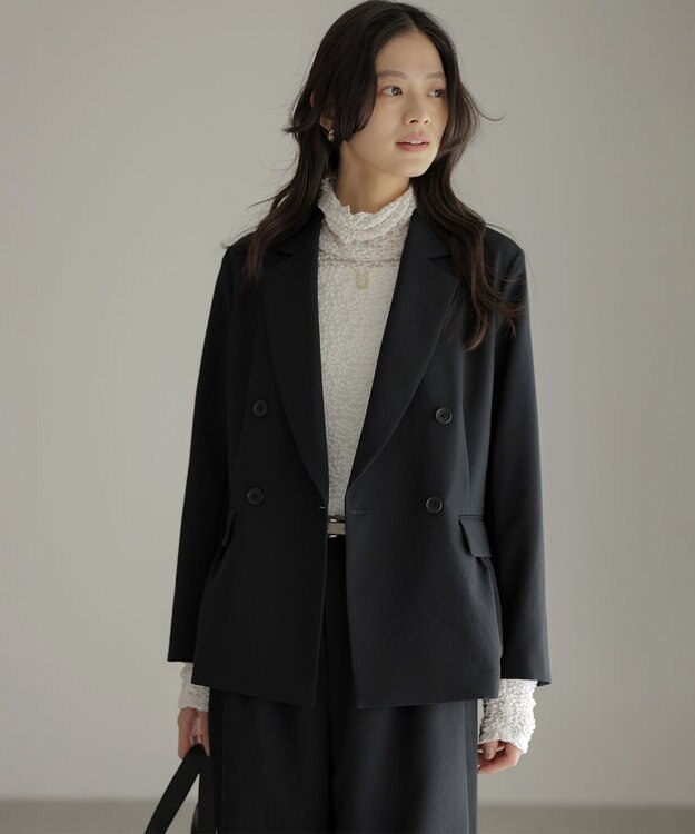 組曲 S シュットクロス ジャケット ネイビー系