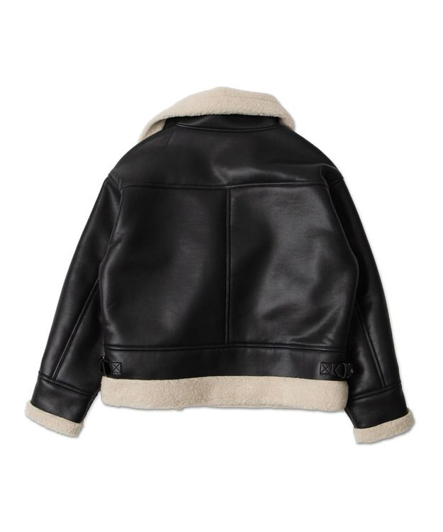 WEGO ボアフライトジャケット ブラック