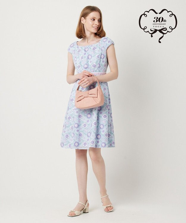 TOCCA 【Archive Collection】【消臭・洗える】GERANIUM ドレス ラベンダー系