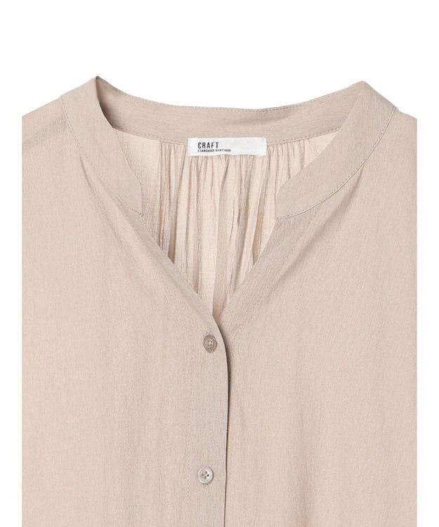 CRAFT STANDARD BOUTIQUE ヴィンテージボイルミルフィーユチュニック Beige