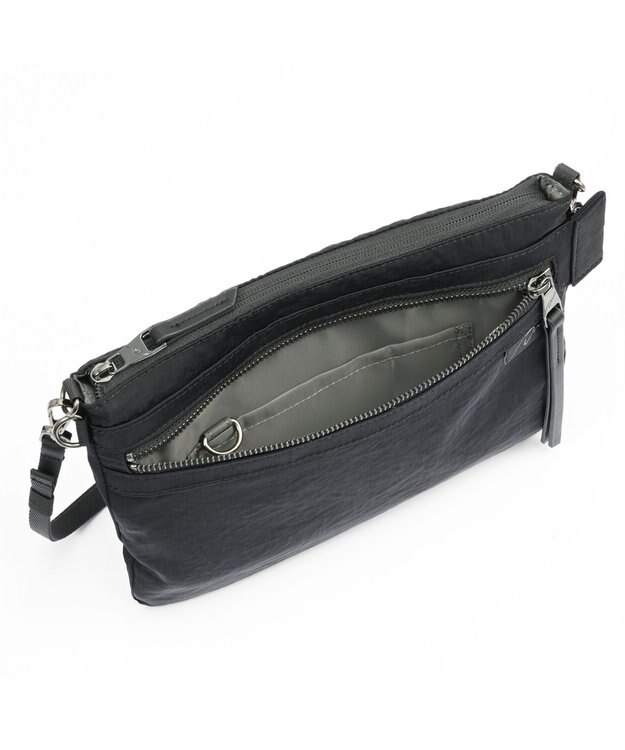 ACE BAGS & LUGGAGE W&.Day/Night キルッコ フラットショルダー 19141 ダブルアンドデイナイト ブラック