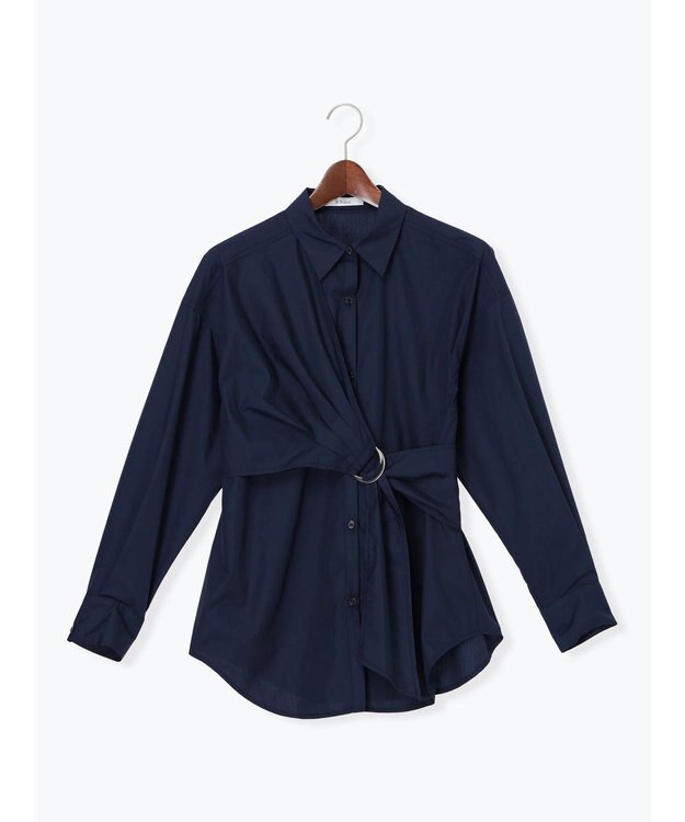 Te chichi Dカンデザインシャツ ネイビー
