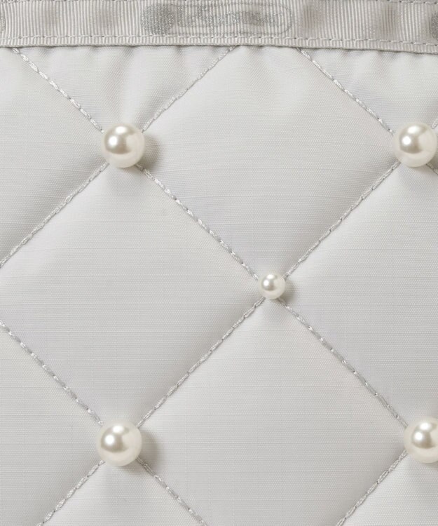 LeSportsac BUCKET TOTE W PEARLS/ミストグレーパール ミストグレーパール