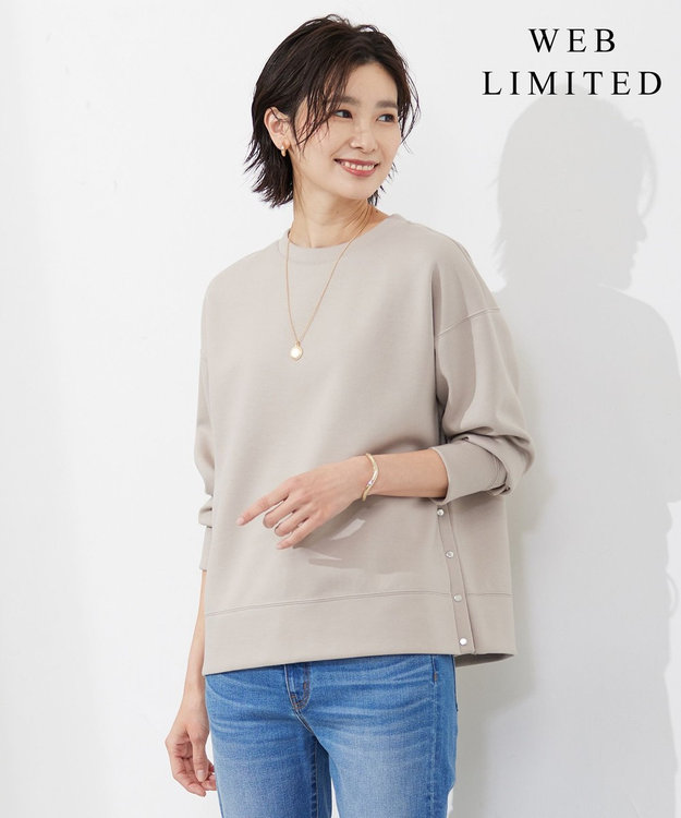 WEB限定】 ダンボールニットジャージー カットソー / J.PRESS LADIES L