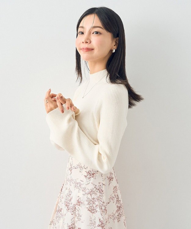 earth music&ecology フレアスリーブプルオーバー Ivory