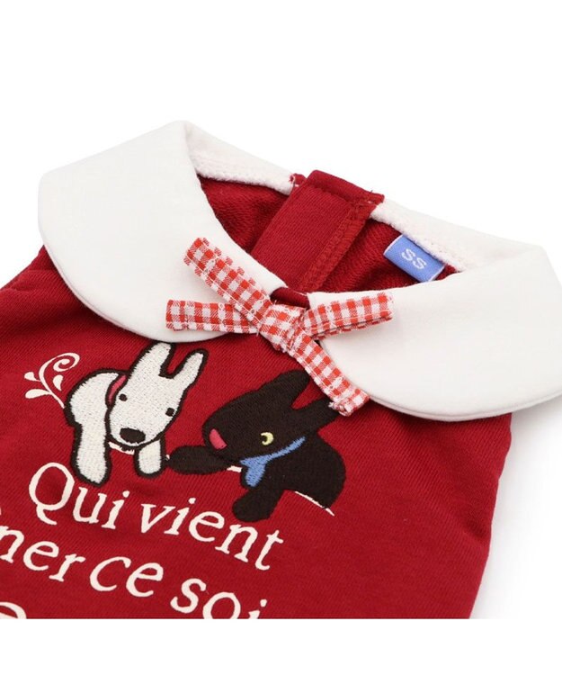 PET PARADISE リサとガスパール トレーナー ワンピース 《レッド》 小型犬 レッド