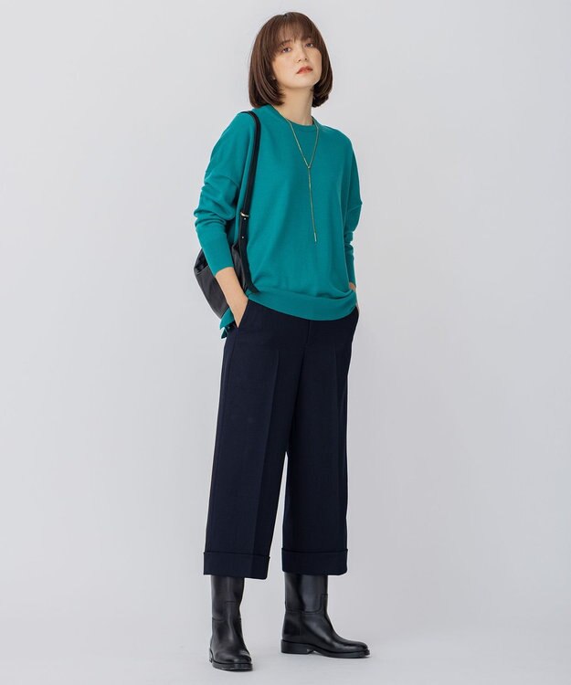 23区 ORSETTO 変形 ショルダー バッグ ブラック系