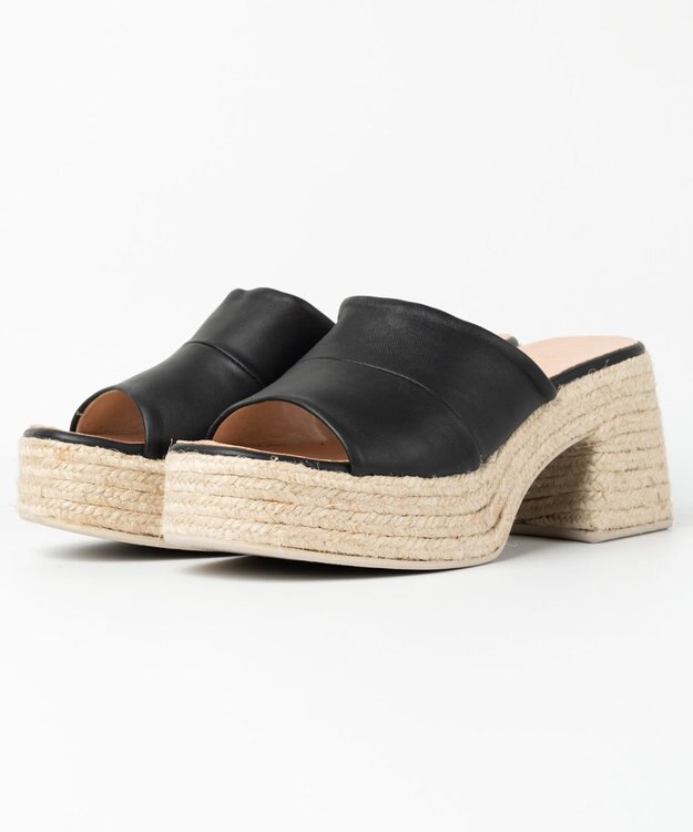 gaimo 【GAIMO/ガイモ】プレーンジュート厚底サンダル/KALA-US ブラック