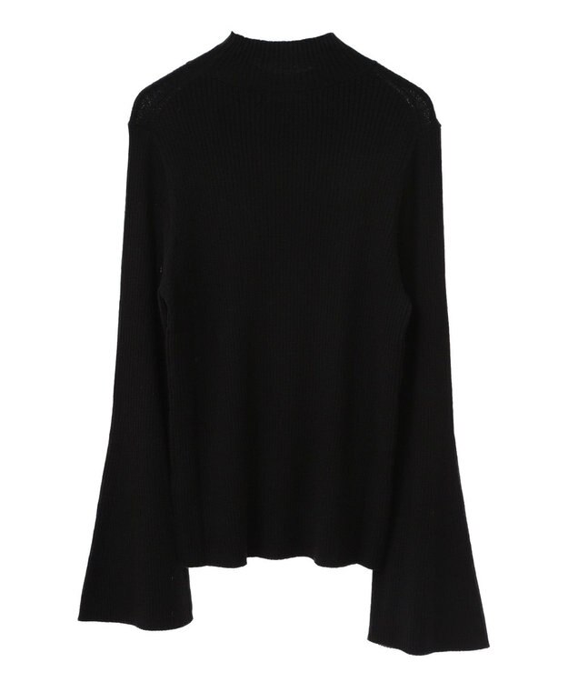 earth music&ecology フレアスリーブプルオーバー Black