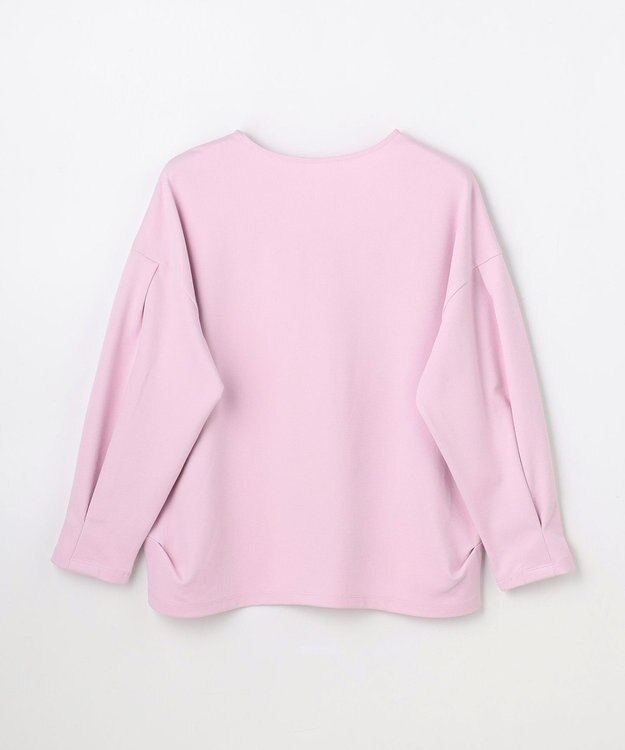 ANY L タックスリーブプルオーバー ピンク