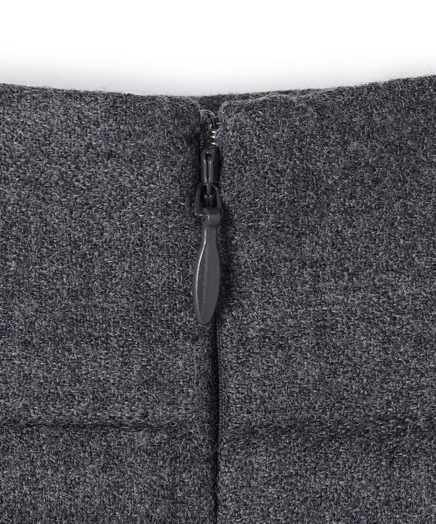 BEIGE， 【VERY NaVY12月号掲載】TERNES / 2タックウールスカート Md.Gray