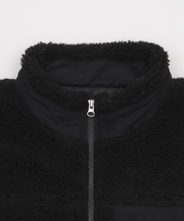 WEGO 【2025年秋冬新作アイテム/ユニセックス着用ITEM/SMLサイズ展開】ボアブルゾン ブラック