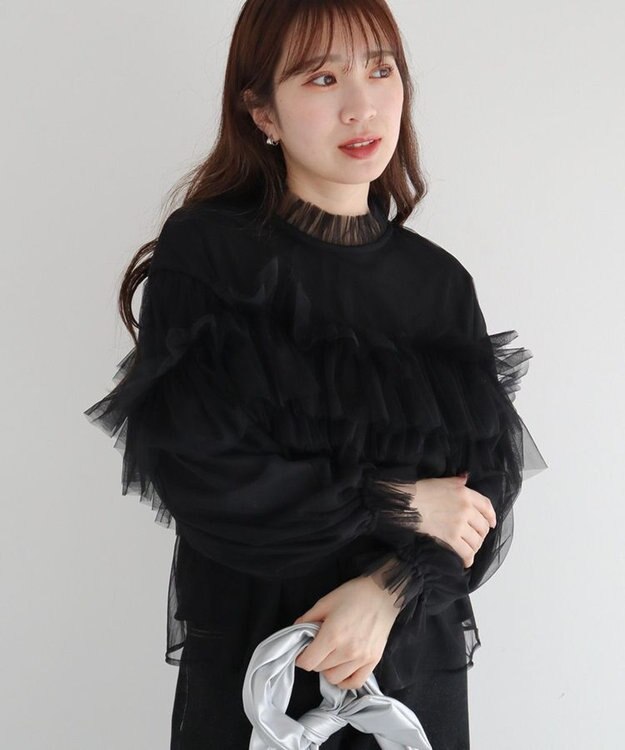 Green Parks ・ＥＬＥＮＣＡＲＥ　ＤＵＥ　チュールドッキングブラウ Black